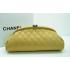 Chanel Clutches 35487 Yellow Small Evening Bag