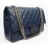 Cheap Chanel 48102 Blue Lambskin Cross Body Bag Replica