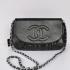 Chanel  bags 40033 Black Lambskin Cross Body Bag