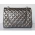 Chanel  Flap bags 01112 Grey Lambskin Ladies Bags