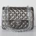 Chanel  Flap bags 01112 Grey Lambskin Ladies Bags