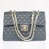 Chanel  Flap bags 1114 Grey Medium Ladies Bags