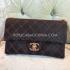 Replica Chanel Leather Handbag Embroidery Black