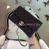 Replica Chanel Leather Handbag Embroidery Black