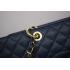 Replica Chanel Shopping bags 37001 Black Lambskin Ladies Handbags