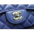 Chanel  Flap bags 51113 Blue Cow Leather Medium Handbag