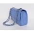 Chanel 2.55 Reissue Flap 2112 Blue Lambskin Cross Body Bag