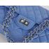 Chanel 2.55 Reissue Flap 2112 Blue Lambskin Cross Body Bag