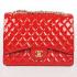 Quality Chanel 01116 Red Medium 2way