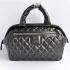 Chanel Coco bags 47205 Black Lambskin Medium Handbags Replica