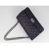 Replica Chanel 2.55 Reissue Flap 47788 Purple Leather Cross Body Bag