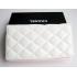 Chanel Wallet C0165 White Wallet Ladies