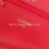 Chanel Shoulder Bag Calfskin Red  Flap