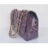 Chanel  Flap bags 28600 Purple Enamel Cross Body Bag Replica