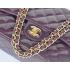 Chanel  Flap bags 28600 Purple Enamel Cross Body Bag Replica