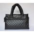 Chanel Coco bags 48620 Black Lambskin Cross Body Bag Replica