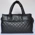 Chanel Coco bags 48620 Black Lambskin Cross Body Bag Replica