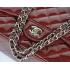 Chanel  Flap bags 28600 Red Enamel Cross Body Bag