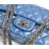 Chanel 2.55 Reissue Flap 35944 Blue Crocodile Cross Body Bag