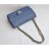 Cheap Chanel  Flap bags 1112 Blue Cow Leather Cross Body Bag