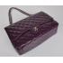 Replica Chanel  Flap bags 28601 Purple Medium HandBags