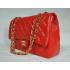 Chanel  Flap bags 28600 Red Lambskin Cross Body Bag