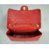 Chanel  Flap bags 28600 Red Lambskin Cross Body Bag