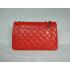 Chanel  Flap bags 28600 Red Lambskin Cross Body Bag