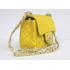 Chanel  Flap bags 1115 Yellow Lambskin Small