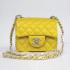 Chanel  Flap bags 1115 Yellow Lambskin Small