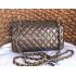 Chanel Cross Body Bag  Flap Leather Brown