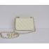 Chanel  Flap bags 51725 White Lambskin Small Bags