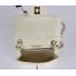 Chanel  Flap bags 51725 White Lambskin Small Bags