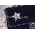 Cheap Chanel Handbag Star Badge Blue Lambskin  Flap