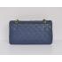 Replica Chanel  Flap bags 1113 Blue Lambskin Cross Body Bag