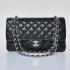 Cheap Chanel 1112 Black Lambskin 2way