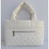 Chanel Coco bags 48610 White Lambskin Cross Body Bag Replica