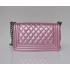 Chanel Boy Chanel bags 67086 Pink Lambskin Small Bag