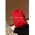 Chanel Calfskin Handbag  Flap Mini Red