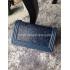 Chanel Handbag Leather Le Boy Decorative Pattern Blue