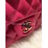 Chanel Genuine Leather  Flap 2way Red Replica