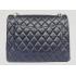 Chanel  Flap bags 01116 Blue Medium HandBags