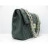 Chanel  Flap bags 1114 Green Lambskin Medium