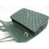 Chanel  Flap bags 1114 Green Lambskin Medium