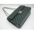 Chanel  Flap bags 1114 Green Lambskin Medium