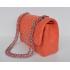 Chanel  Flap bags 1112 Orange Lambskin Small