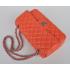 Chanel  Flap bags 1112 Orange Lambskin Small