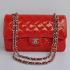 Cheap Quality Chanel  Flap bags 1112 Red Cross Body Bag Ladies