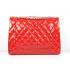 Replica Quality Chanel 01116 Red Enamel Medium Bag