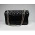 Chanel 2.55 Reissue Flap 1113 Black Enamel Cross Body Bag Replica